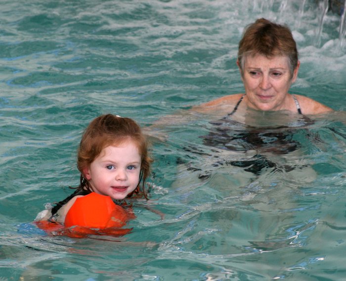 Swimming with Grammy 3